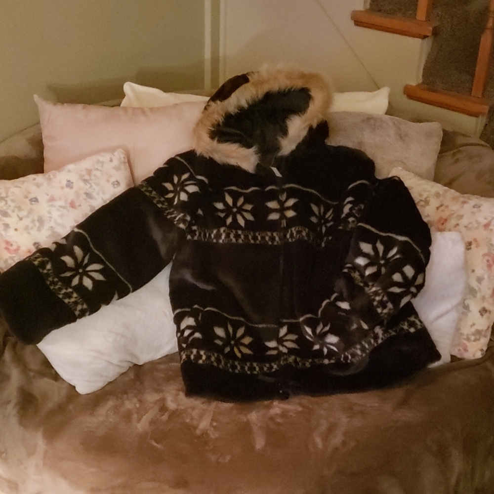 Oversized winter coat